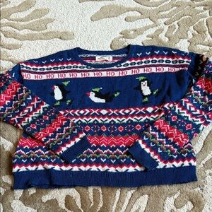 Hollister Festive Penguin Sweater